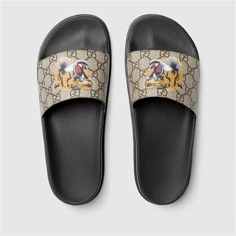 gucci flip flops tiger